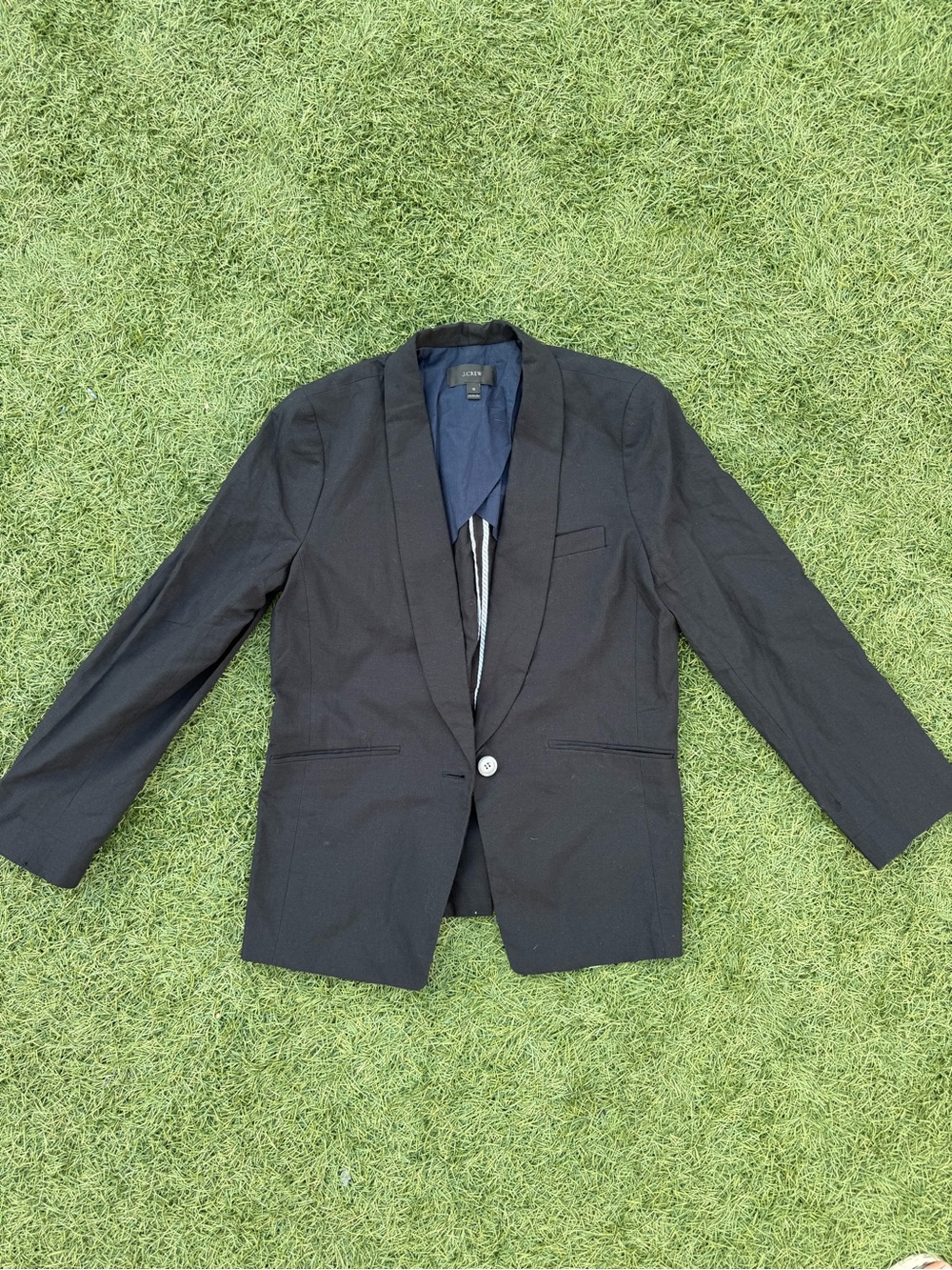 ✨ J.Crew linen-blend blazer. NWOT